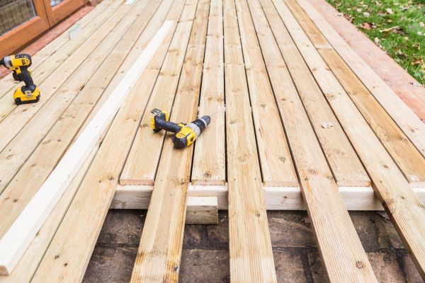 Damaged Deck Boards Repair in Folsom